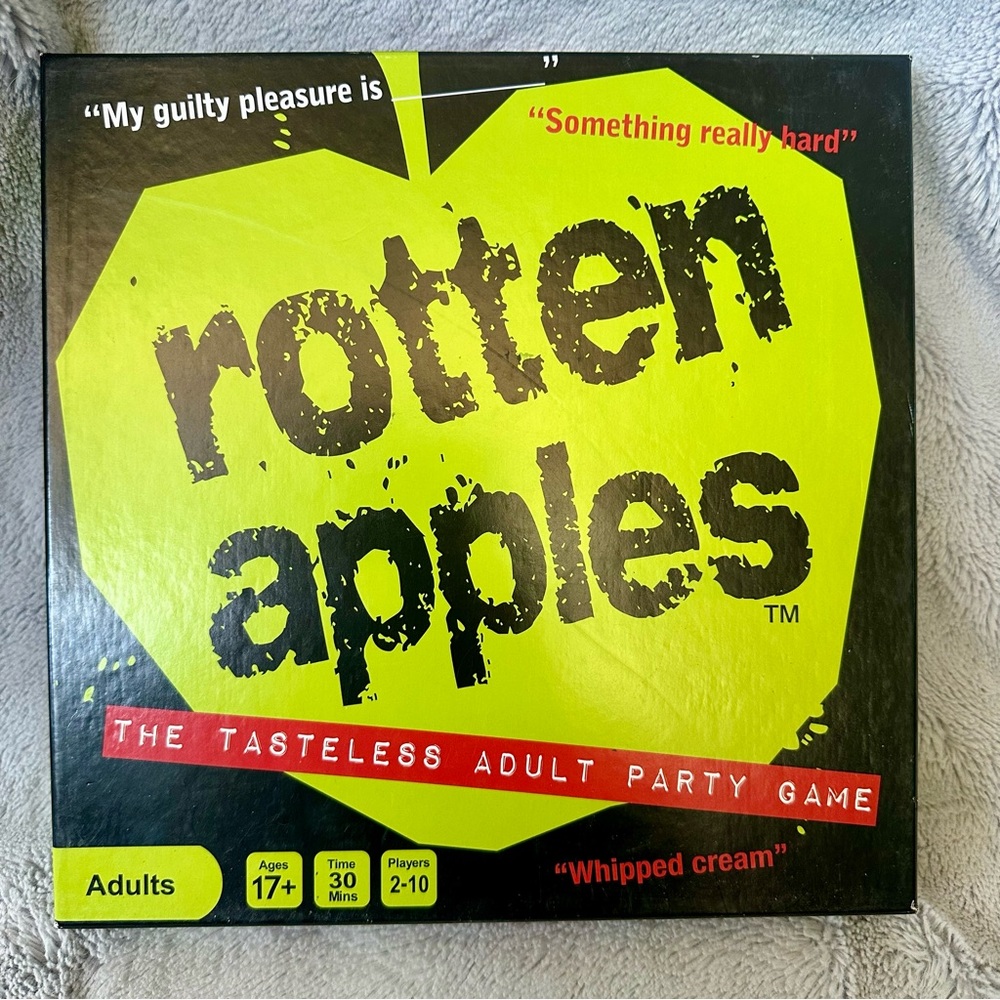 Rotten‎ Apples Tasteless Adult Party Card Game Complete Set 2-10 Players Age 17+